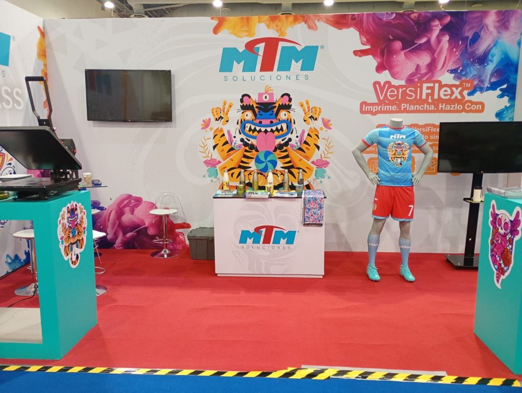 Nuevo Diseño de Imagen para MTM Solutions, Diseño de Estand para Feria
